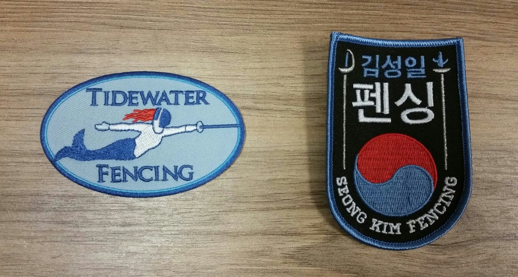 Tidewater Fencing Club Patches