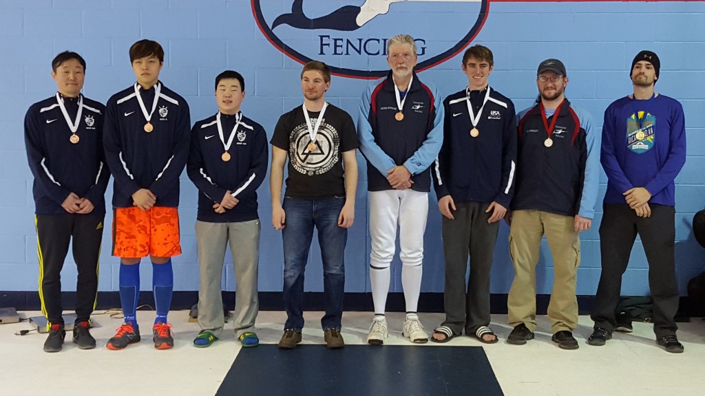 Tidewater Open 2016 Epee Finalists