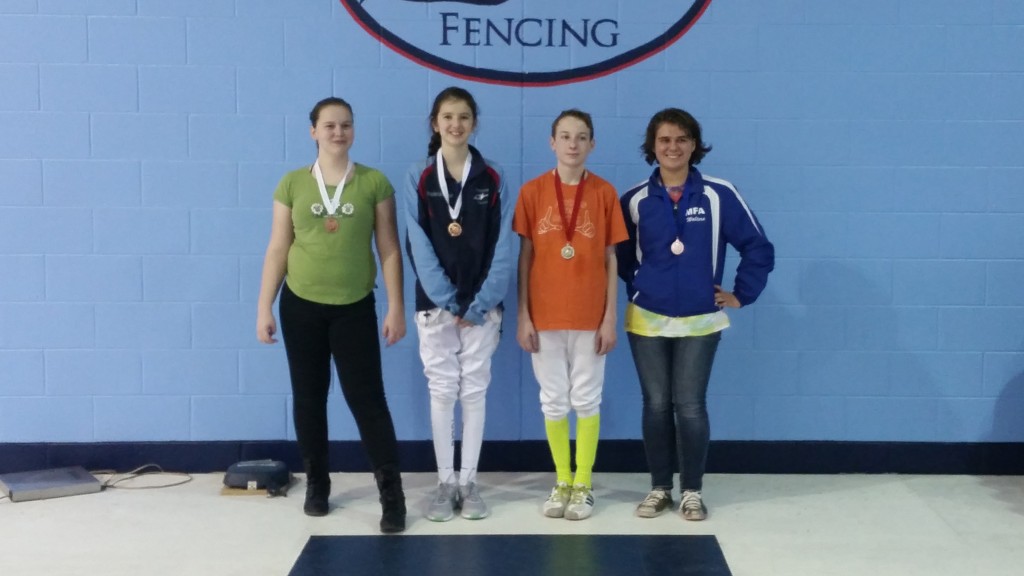 Tidewater Open 2016 Cadet Foil Finalists